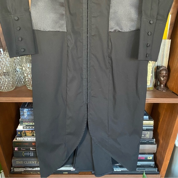 Louis Verdad Black Clasp Up Dress size medium - Picture 4 of 7